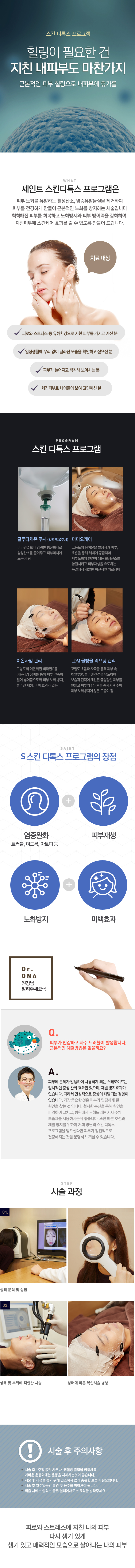 스킨 디톡스 프로그램